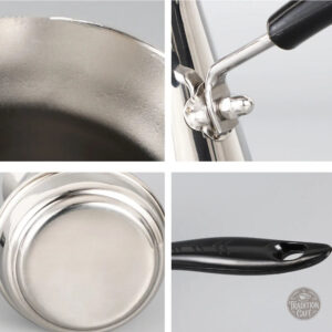 Cafetière design en acier pour une infusion parfaite