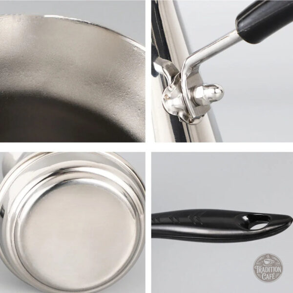 Cafetière design en acier pour une infusion parfaite