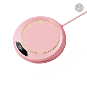 Chauffe-tasse USB élégant et pratique en couleur rose