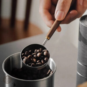 Doseuse en acier inoxydable pour café