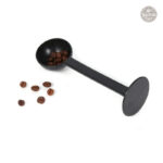 Cuillère doseuse noire avec presse poudre