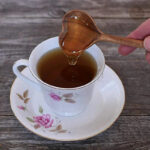 Cuillère en bois pour moka, forme originale cœur