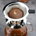 Accessoire de cafetière en acier, filtre réutilisable pour café