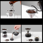 Accessoire de café réutilisable pour une infusion parfaite
