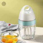 Fouet Électrique Blanc Pratique et Sans Fil