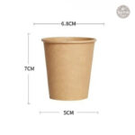 Gobelet à café écologique, 180 ml en kraft
