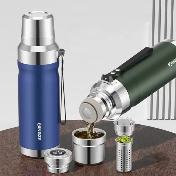 Gourde isotherme 1L, pratique et chic pour tous les jours