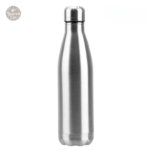 Gourde isotherme inox argentée au design élégant