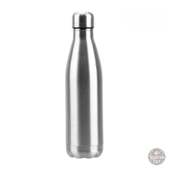 Gourde inox au design raffiné pour boissons chaudes ou froides