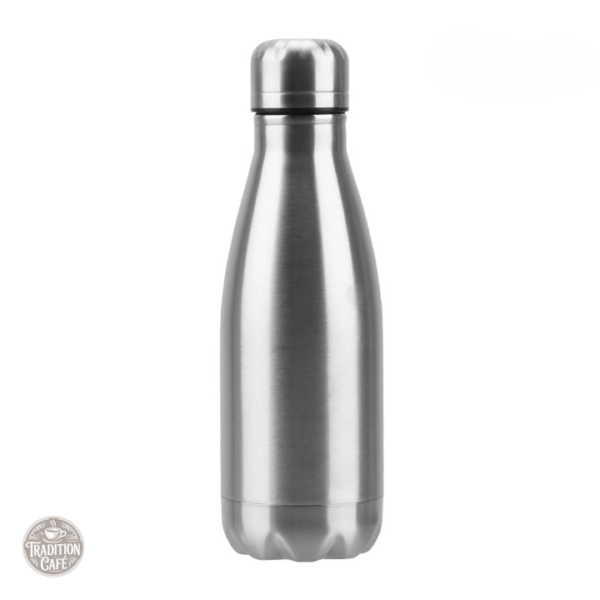 Accessoire pratique, gourde inox au style moderne et épuré