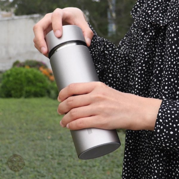 Gourde Inox isotherme pour boissons chaudes et froides