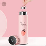Gourde Thermos en Inox Rose Élégante