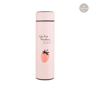 Accessoire pratique : Gourde Thermos Rose en Inox