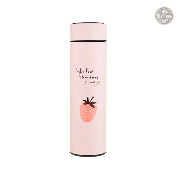 Accessoire pratique : Gourde Thermos Rose en Inox