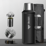 Thermos en inox grande capacité avec prise solide