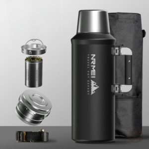 Thermos en inox grande capacité avec prise solide