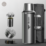 Grand thermos durable en acier inoxydable