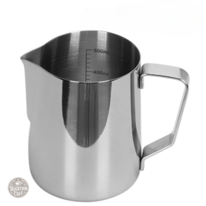 Grande Tasse Inox Argenté avec Poignée