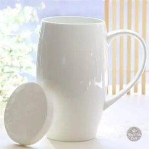 Tasse grande capacité avec couvercle pour boissons chaudes