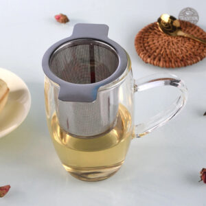 Infuseur à thé design en inox, idéal pour infusions