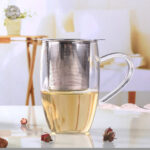 Accessoire de thé, infuseur inox avec couvercle modernisé