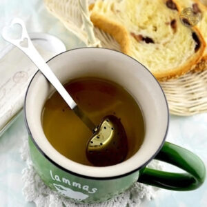 Infuseur à thé design cœur, idéal pour les amateurs de thé