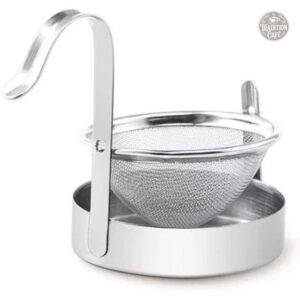 Infuseur à thé inox avec support pratique pour infusion