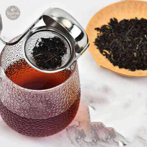 Support pour infuseur à thé en inox, design fonctionnel et esthétique