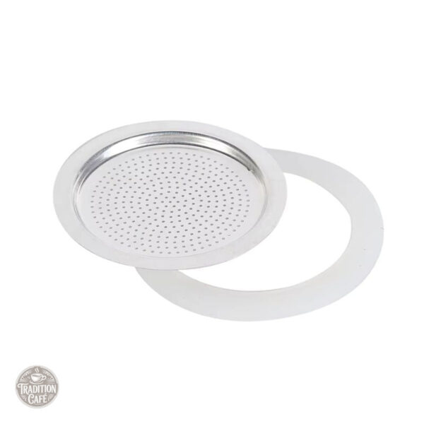 Joint en silicone pour cafetière italienne blanc