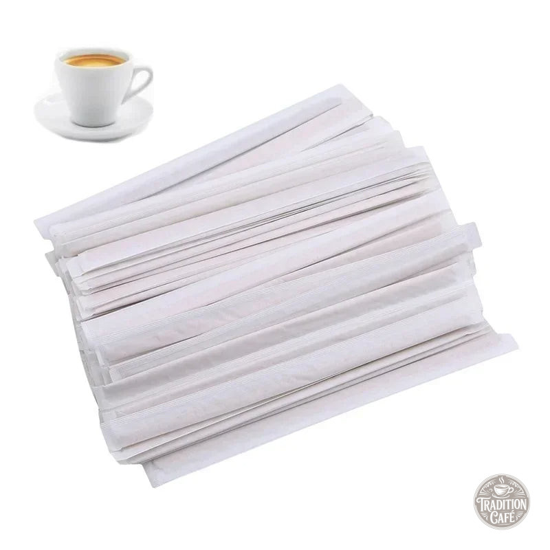 Touillettes en bois pour café, lot de 100 unités