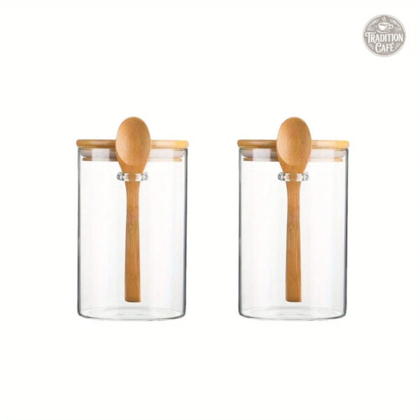 lot-2-boite-verre-couvercle-bois-1 Boîtes en verre avec couvercle en bois, lot de 2