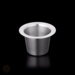 Capsules de café écologiques, argentées et durables