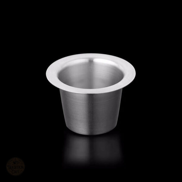 Capsules de café écologiques, argentées et durables