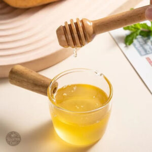 Lot de cuillères à miel en bois, artisanales et pratiques