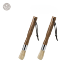 Pinceaux de nettoyage en bois pour barista, lot de 2