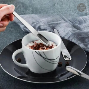 Touillettes durables en inox pour café - Ensemble de 5