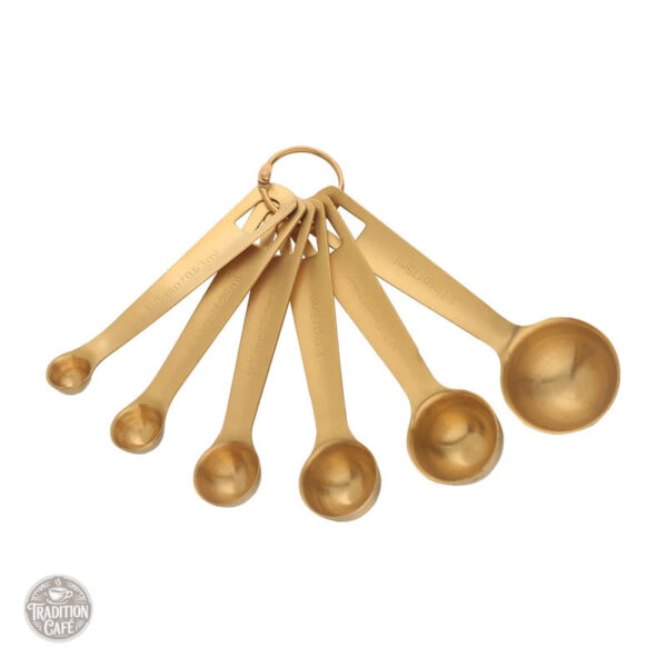 lot-six-cuillere-doseuse-dorees-1 Cuillères doseuses dorées élégantes, lot de 6