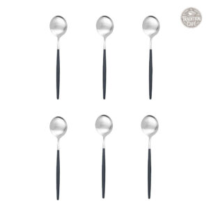 Cuillères à café design - lot de 6 pièces raffinées