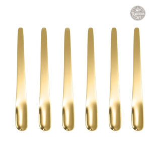 Lot de 6 cuillères à café élégantes et fines