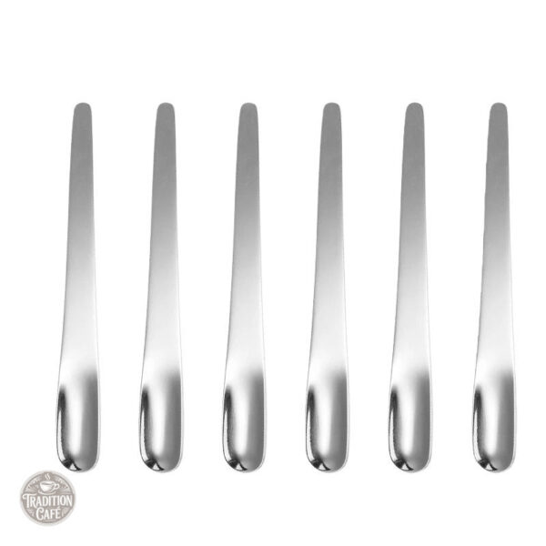 Cuillères à café en acier inoxydable, lot de 6