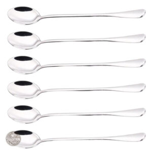 Cuillères à Thé Élégantes en Acier Inoxydable - Lot de 6