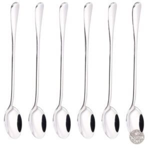 Set de 6 Cuillères à Thé en Acier Inoxydable