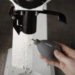 Accessoire barista : souffleur et pinceau de nettoyage