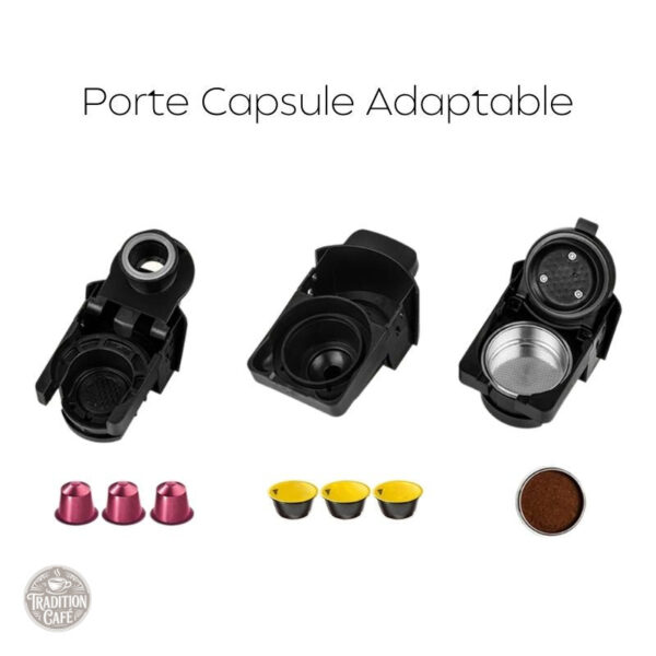 Cafetière 3 en 1 noire pour amateurs de café