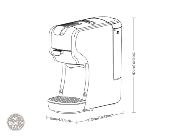 Cafetière noire multifonction pour café savoureux