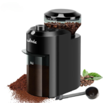Moulin à café noir design et compact