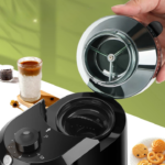 Moulin à café au design épuré, idéal pour la cuisine