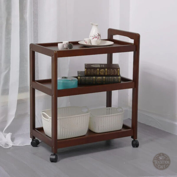 Desserte en Bois pratique pour café et accessoires