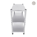 Rangement inox pratique et élégant pour votre espace