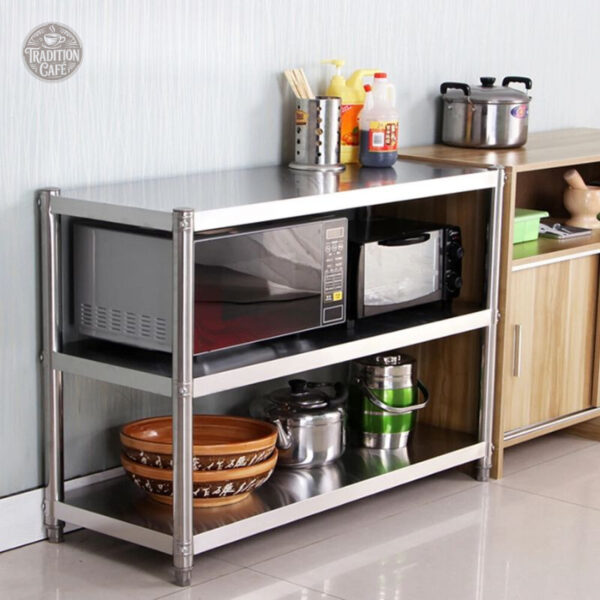 Étagères en inox pour un rangement efficace et moderne